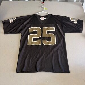 NFL Players Reggie Bush New Orleans Saints Jersey Black Gold Mens Medium 25